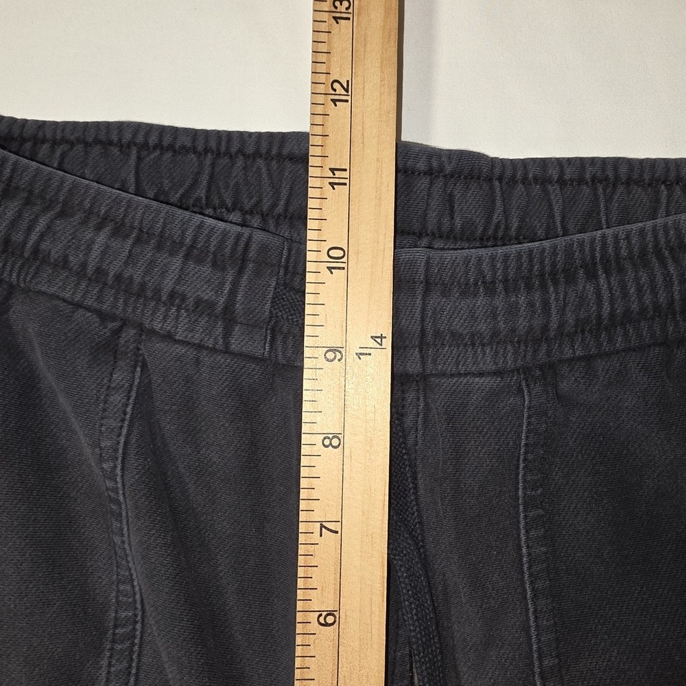 ATHLETA Farallon Jogger Pants Drawstring Waist Atheisure Cotton Black Sz 6 - Picture 7 of 11